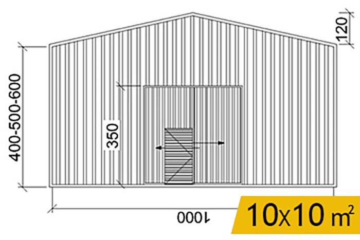 20X50 M² Hangar
